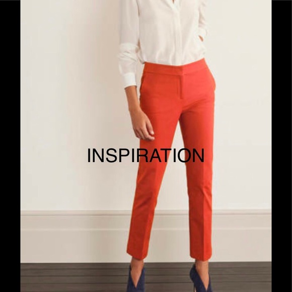 Sz12 $22 dalia cropped coral pants - Picture 5 of 11